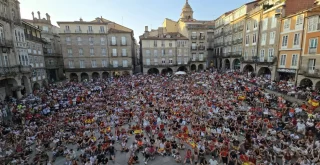 Fútbol en la Plaza Mayor