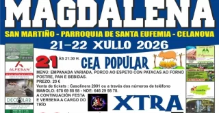 Fiestas de Santa Eufemia 2026 en Celanova