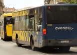 Autobús urbano en calle Progreso