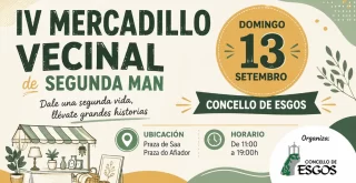 Mercadillo de Segunda Mano de Esgos