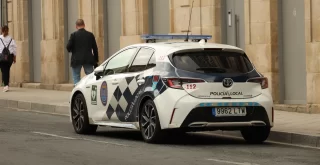 Coche de la Policía Local de Ourense
